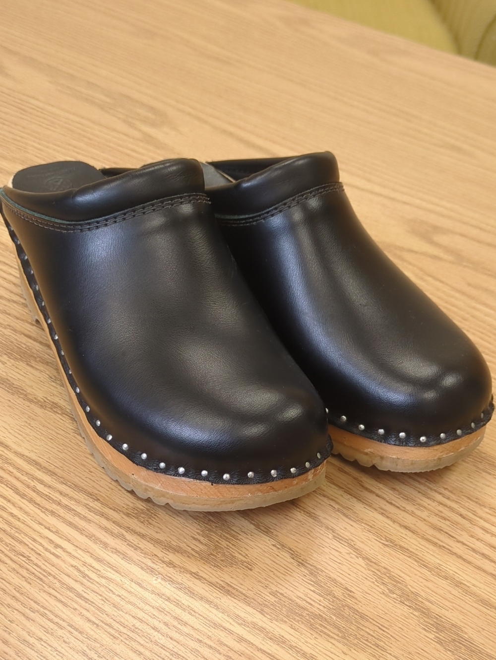 Troentorp Clogs Black Rembrandt Wooden Swedish - 38